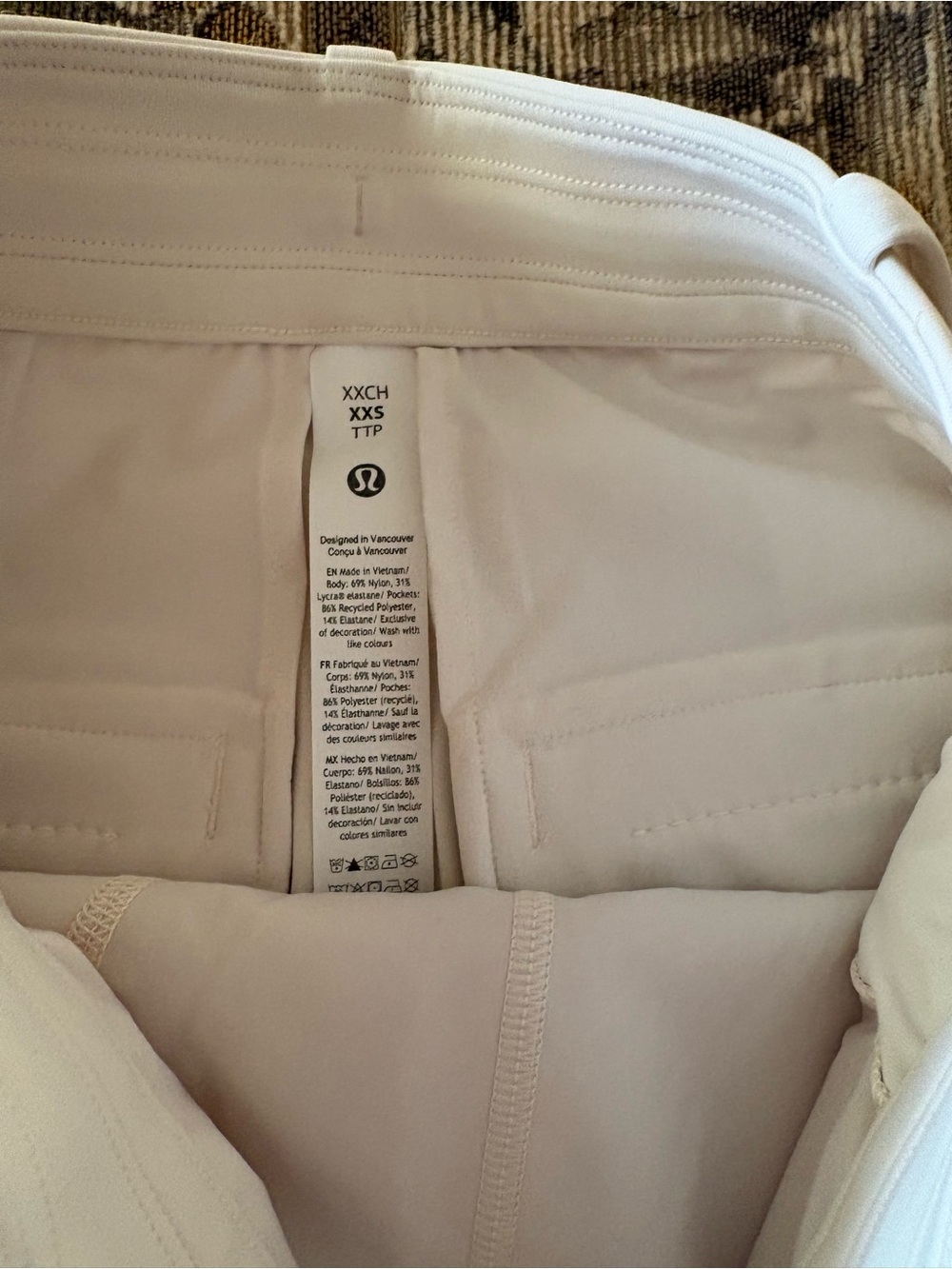 Lululemon day drift HR wide leg High-Rise Women’s Wide-Leg Pants — Cream xxs nwt - Picture 4 of 9